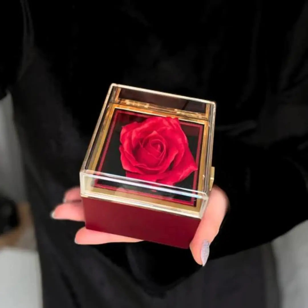 360° Rotatable Rose Box 