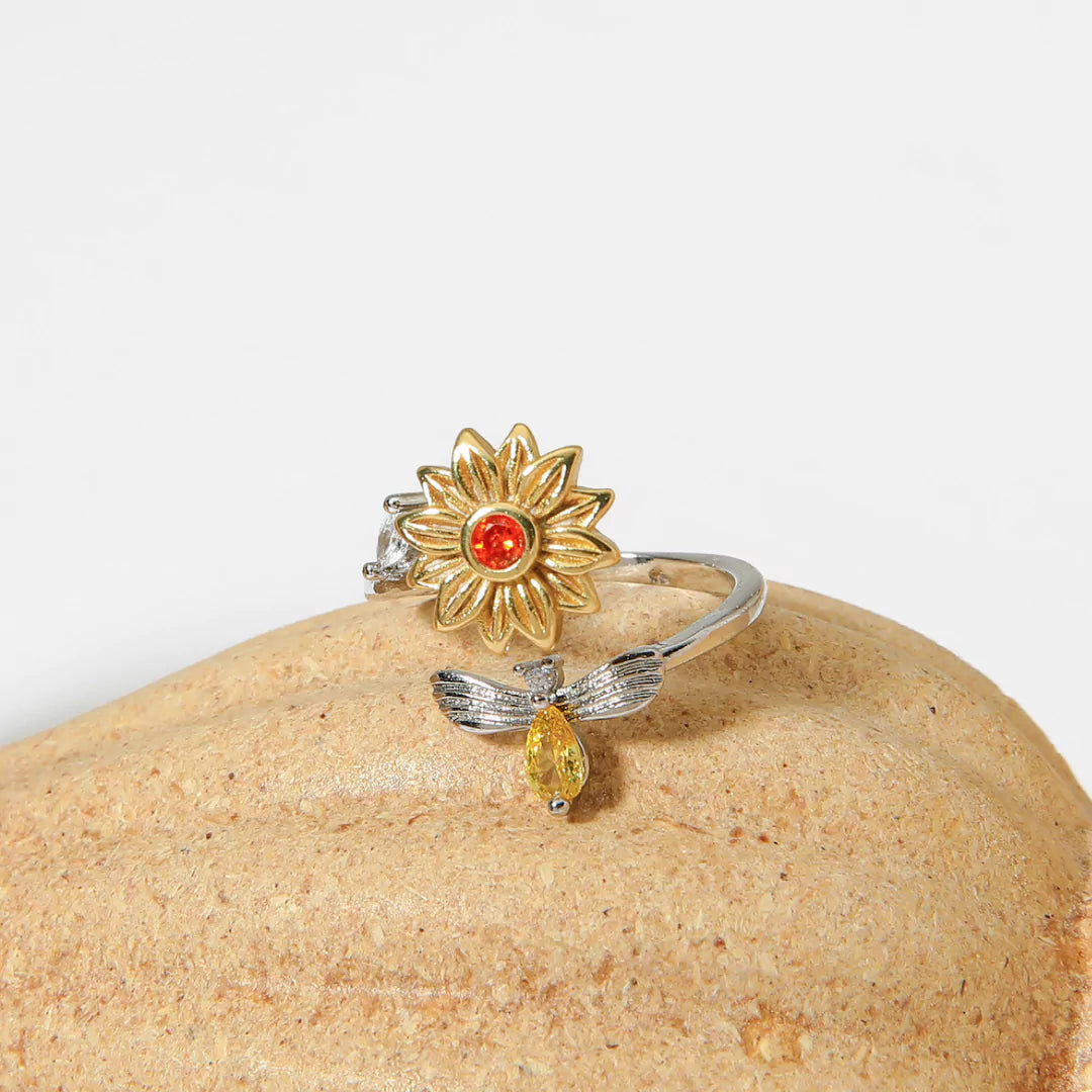 Sunflower - Spinner Ring