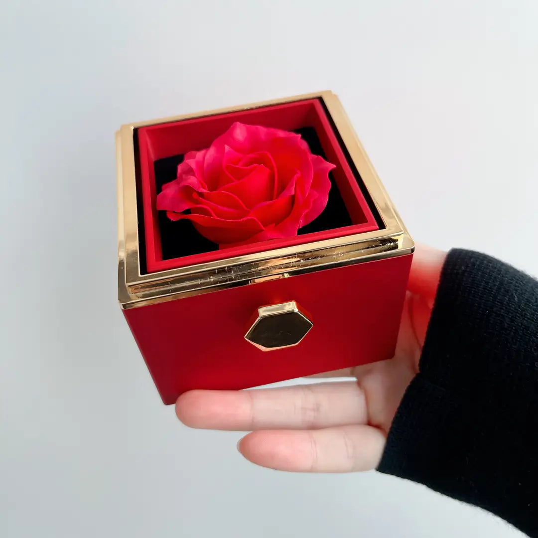 360° Rotatable Rose Box 