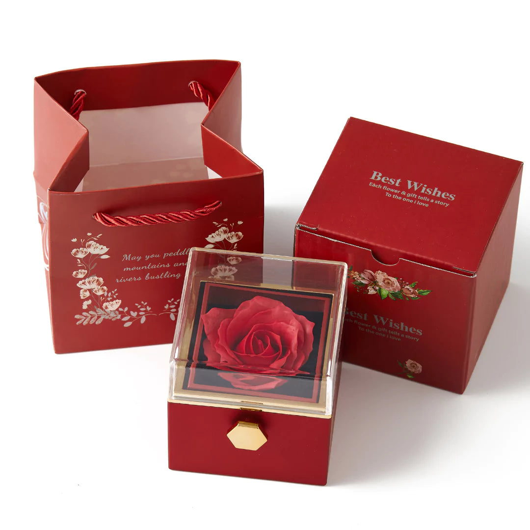 360° Rotatable Rose Box 