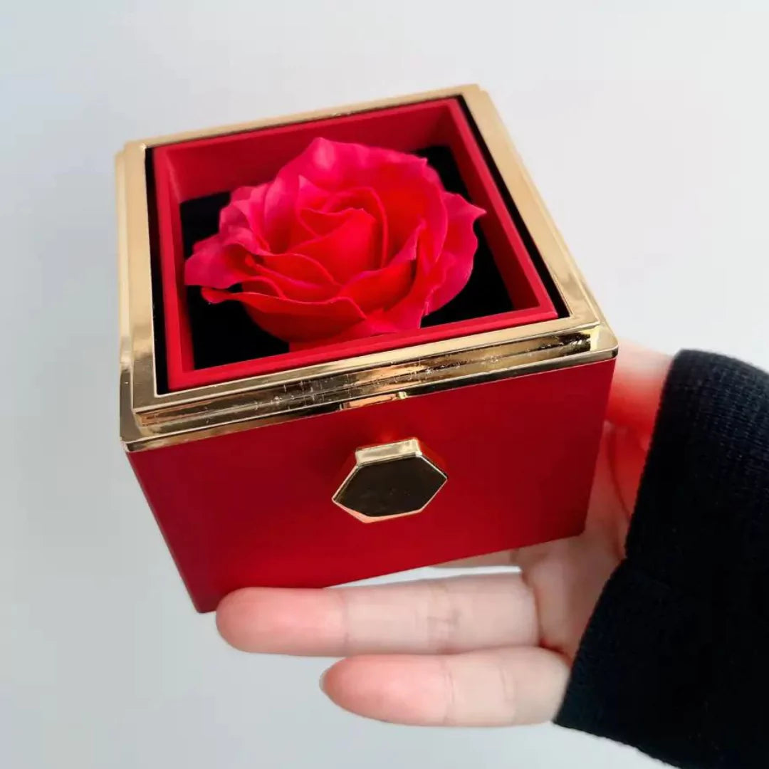 360° Rotatable Rose Box 