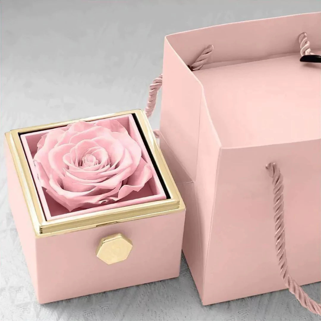 360° Rotatable Rose Box 