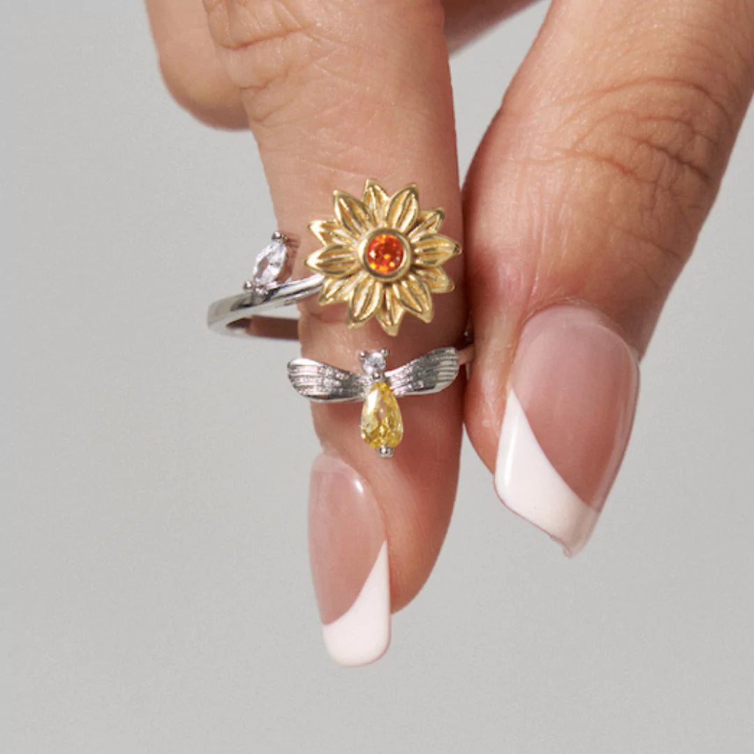 Sunflower - Spinner Ring